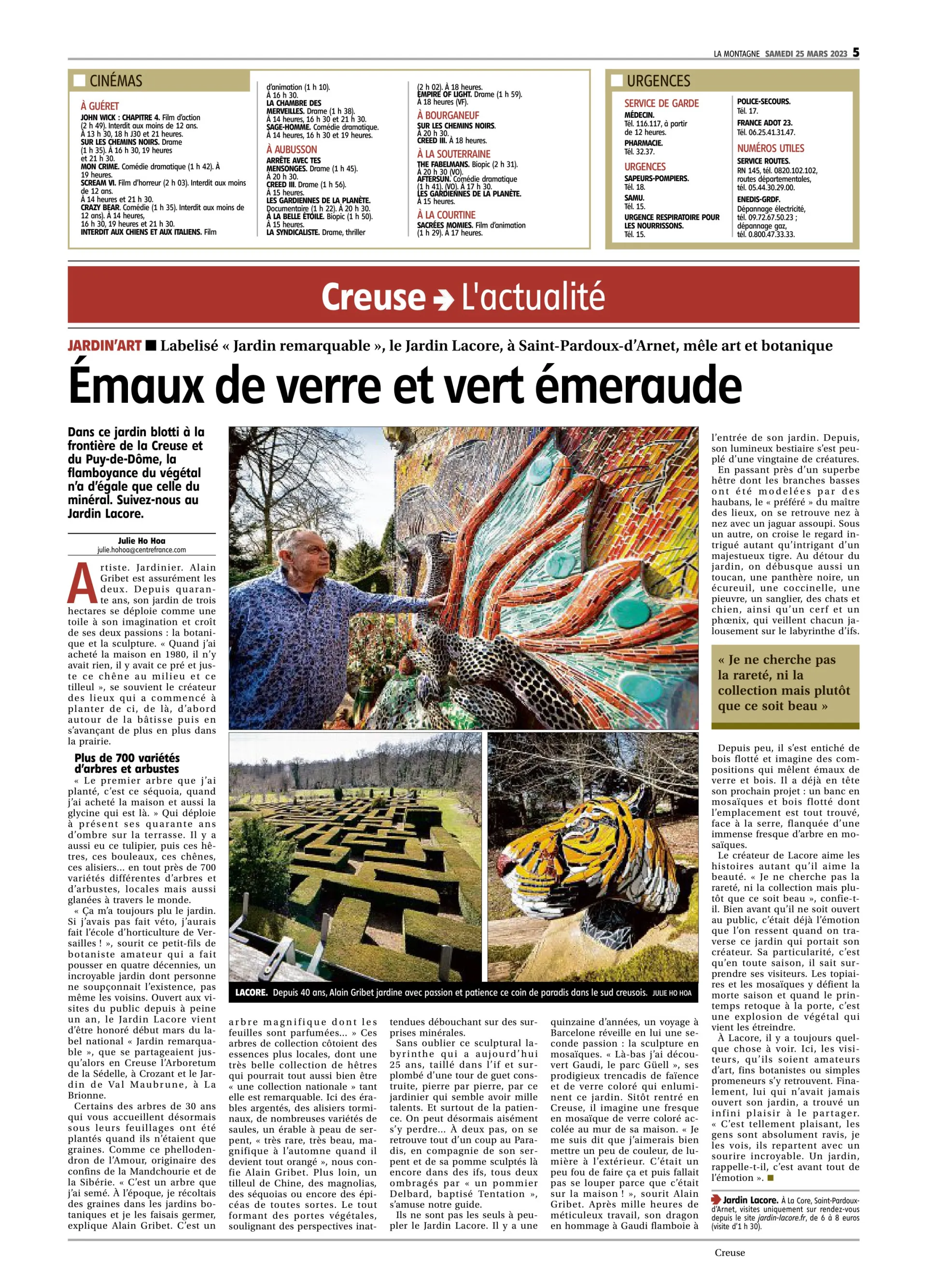 Émaux de verre et vert émeraude, page 1