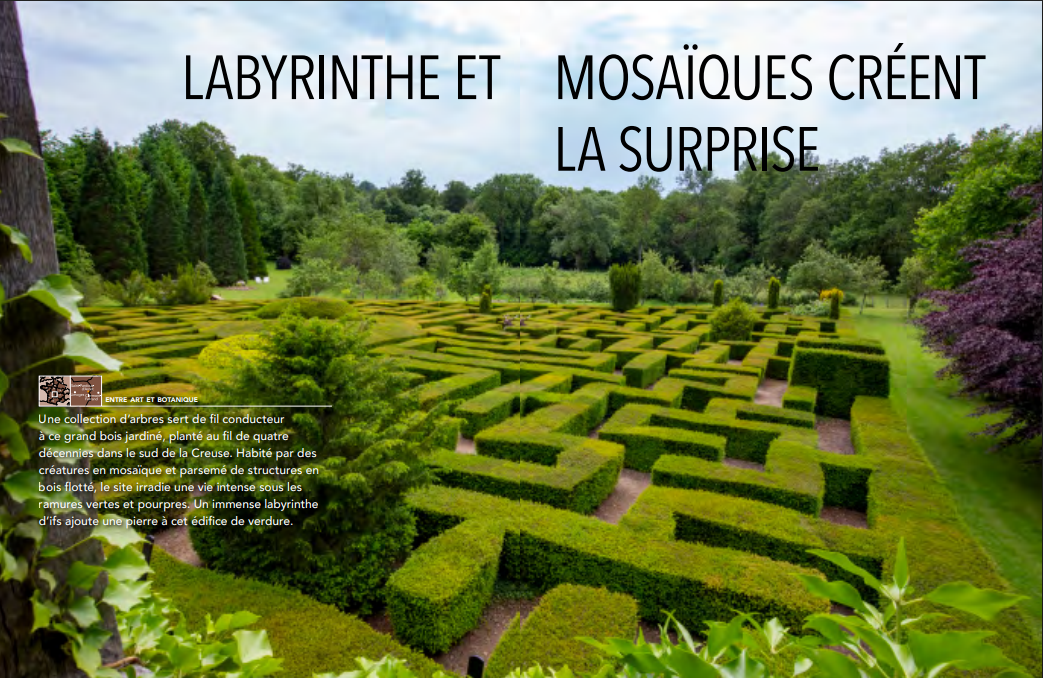 10 pages sur le Jardin Lacore dans le numéro 63 de "l'Art des Jardins"